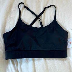 Classy satin -leather look shine bra. Cruz’s cross back. Removable cups